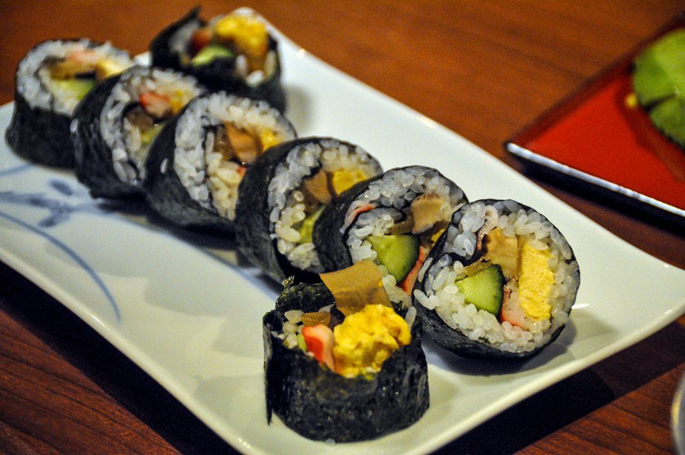 在日本吃的食物是寿司