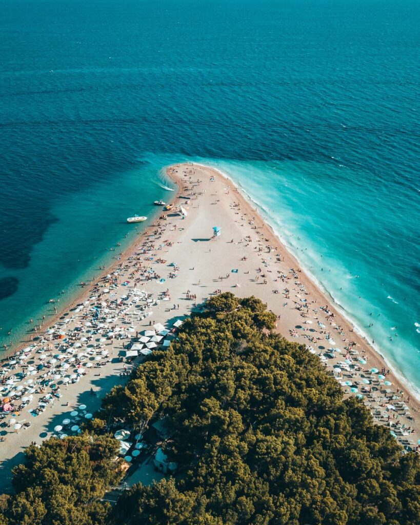 Zlatni Rat Beach Bol Brac克罗地亚(Oliver Sjostrom)