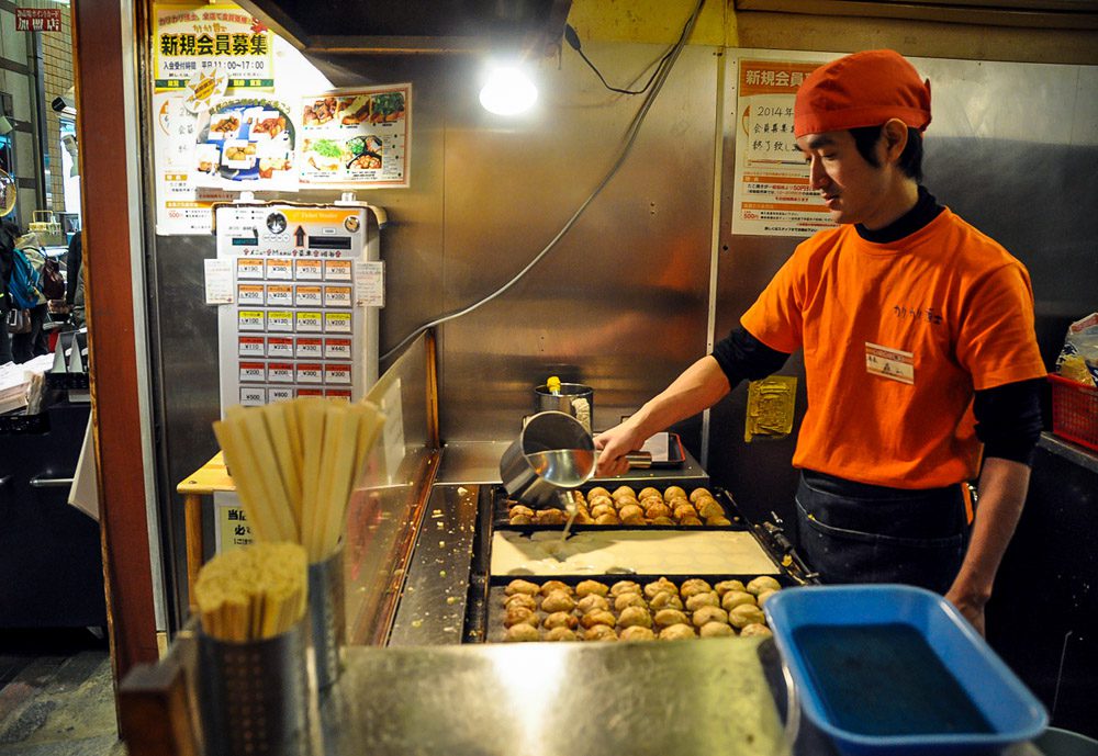 在日本吃的食物:章鱼烧