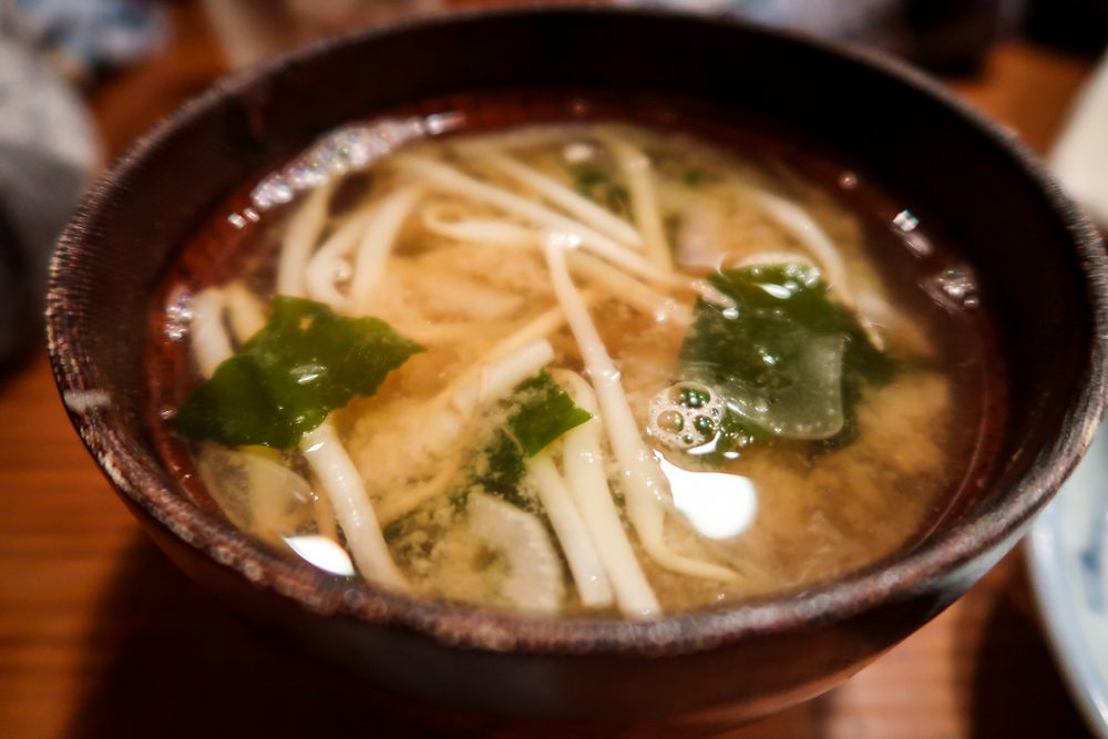 在日本吃的食物有味噌汤