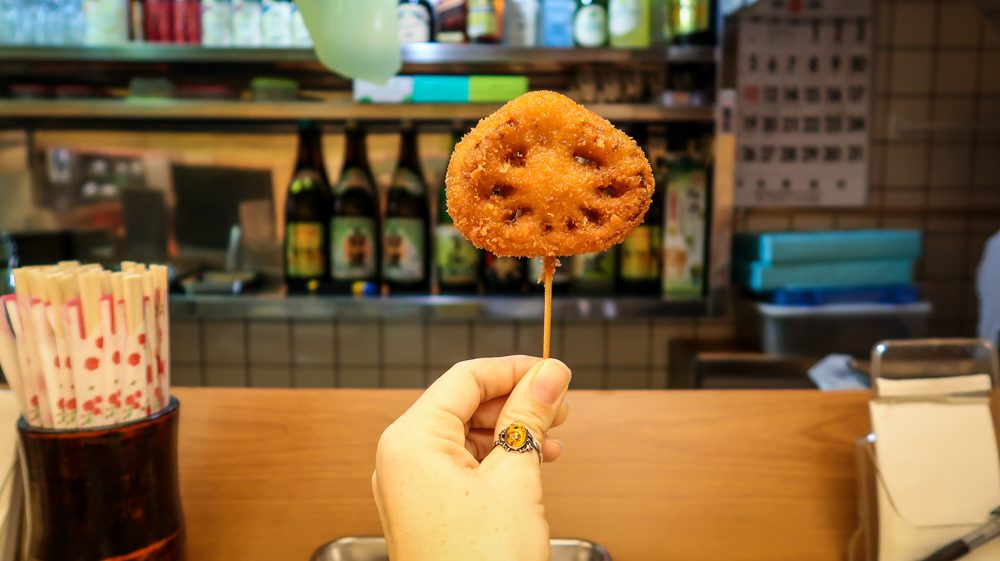 在日本吃的食物是莲藕