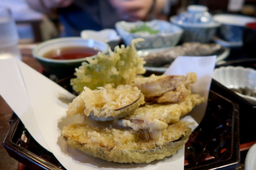 在日本吃的食物是天妇罗