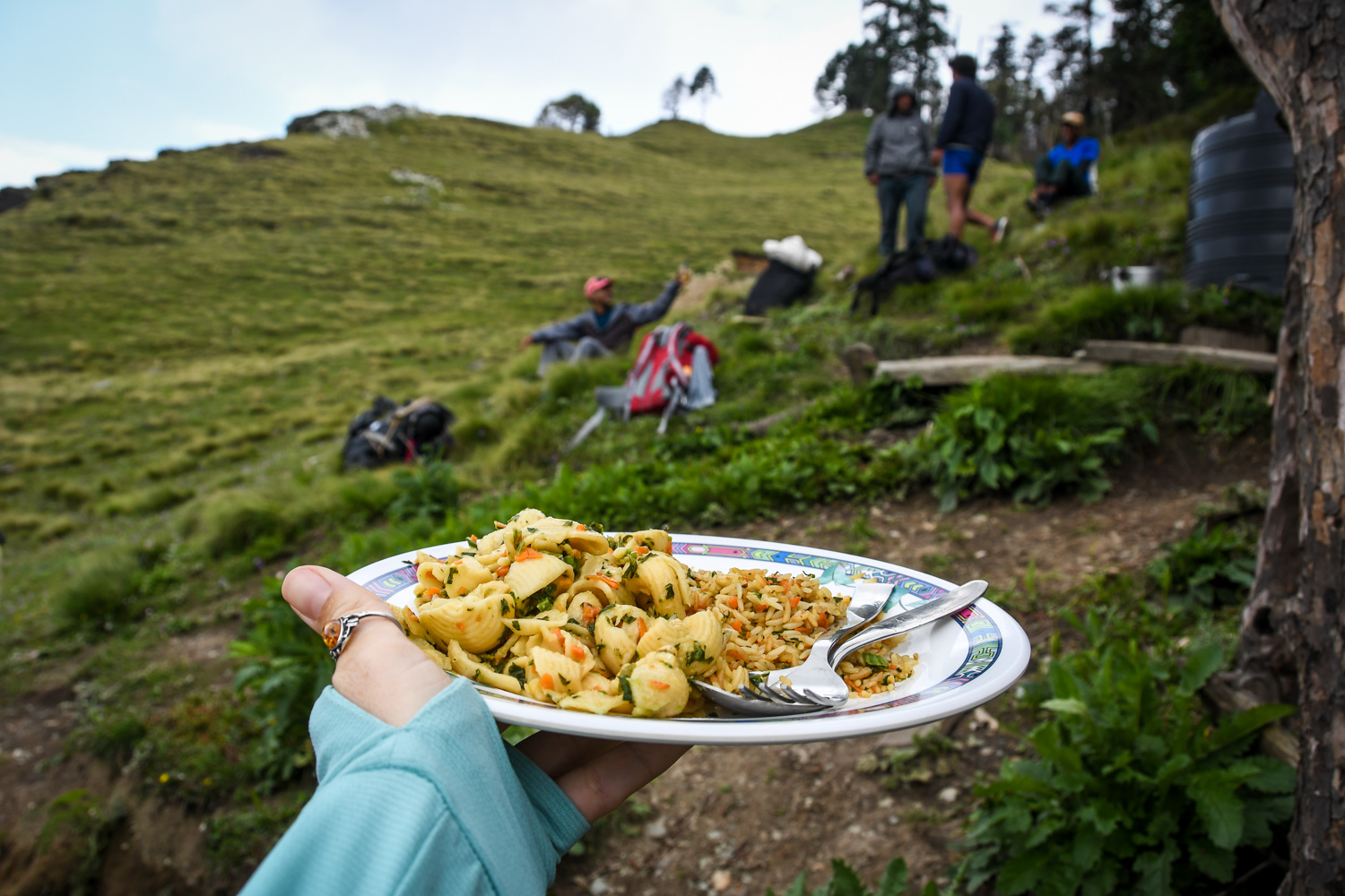 Mohare Danda Trek食品意大利面