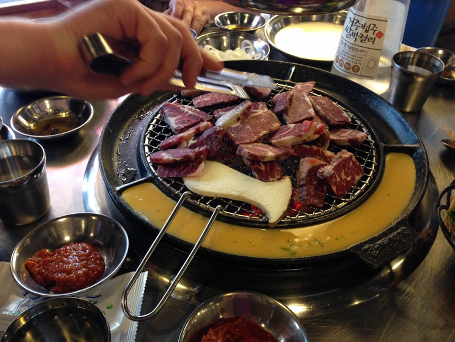 韩国烤肉三烧烤韩国美食