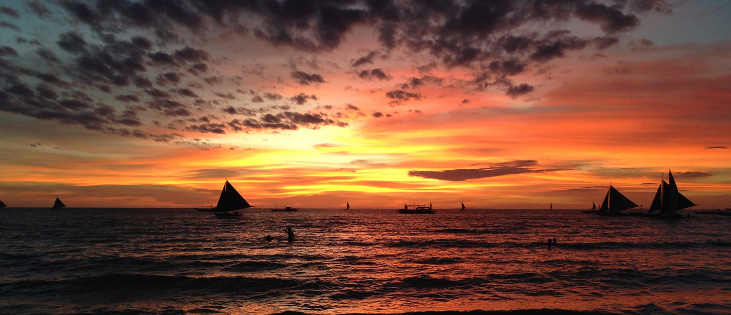 菲律宾旅游指南长滩岛帆船华体会最新登录网站日落