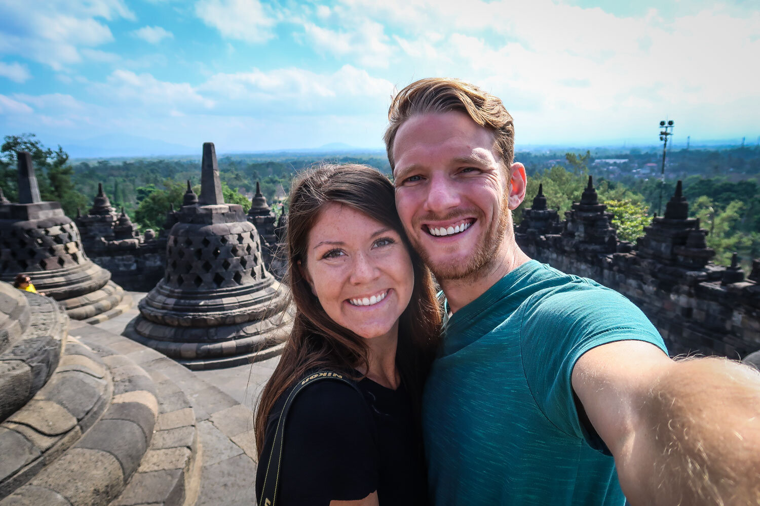 婆罗浮屠寺日惹自拍