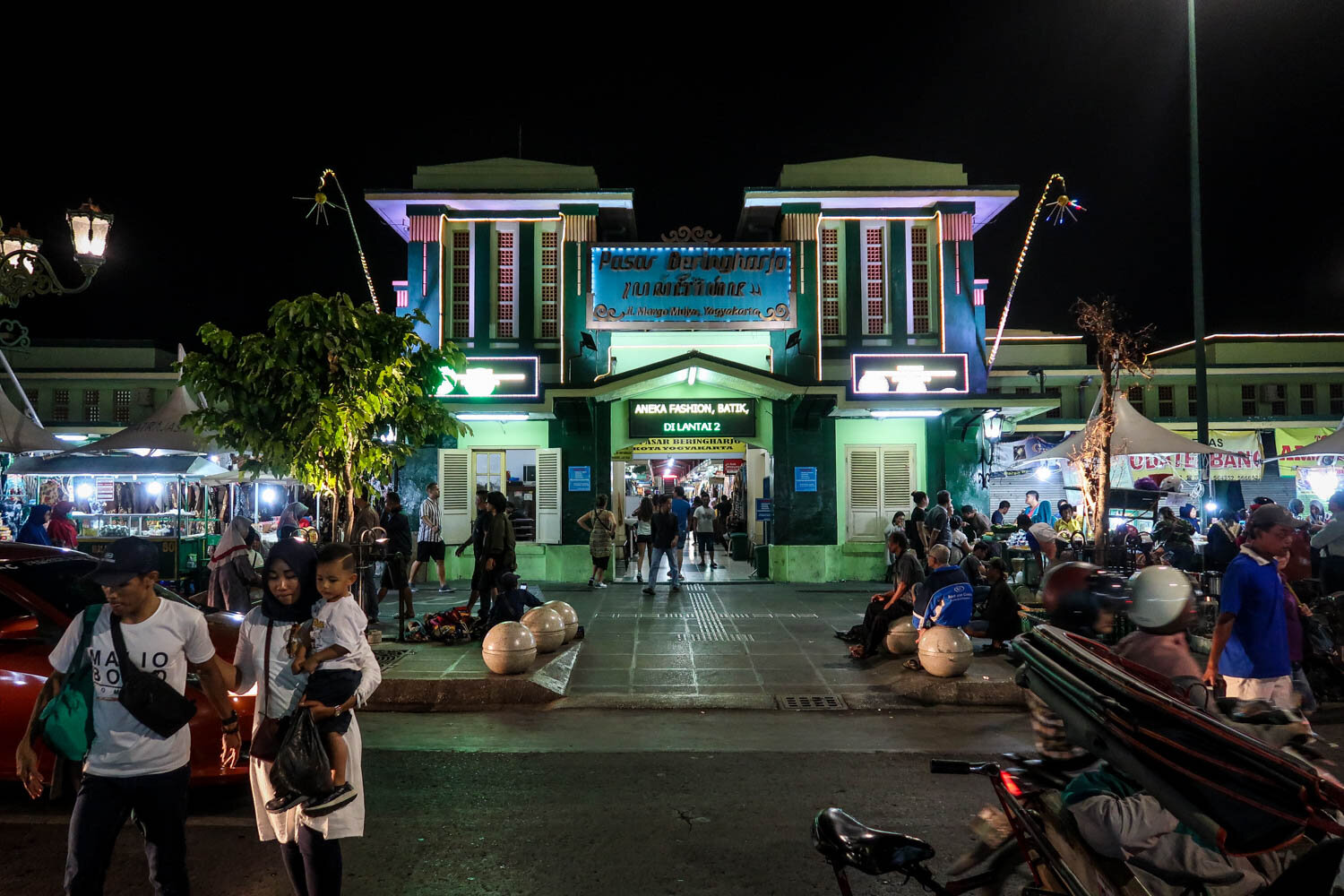 爪哇日加雅加达贝林哈乔本地市场