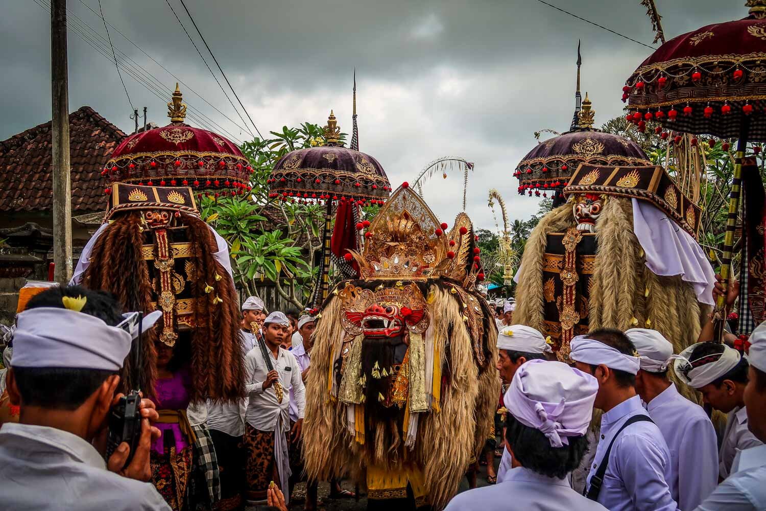 印尼巴厘岛的加伦甘节