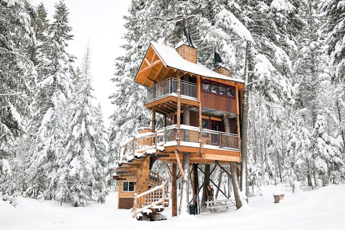 独特的Airbnb选项|树屋在蒙大拿州