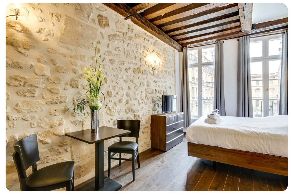 巴黎浪漫之处| Airbnb:卢浮宫3高级套房