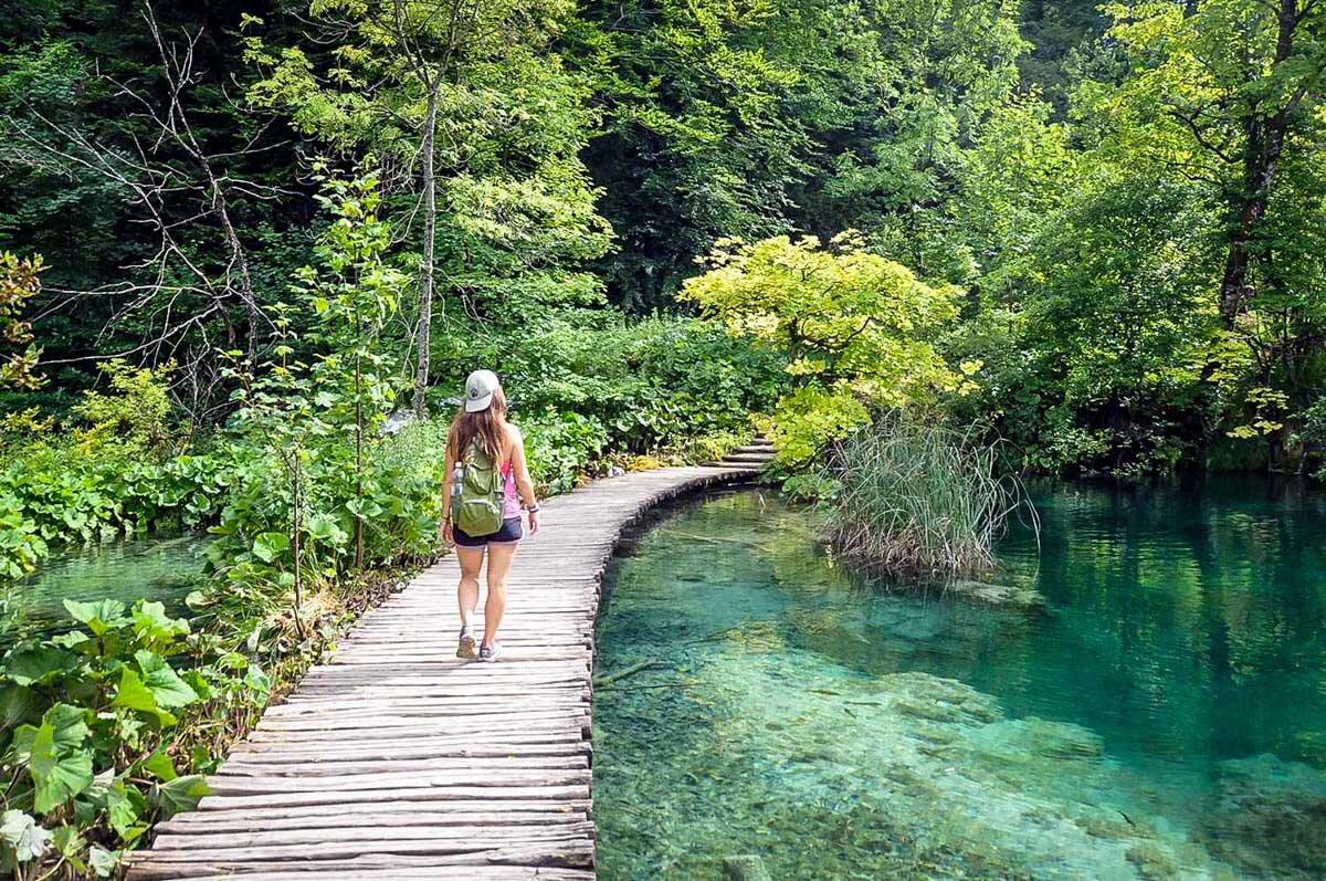Upper Waterfalls Plitvice Lakes National Park Croatia Travel