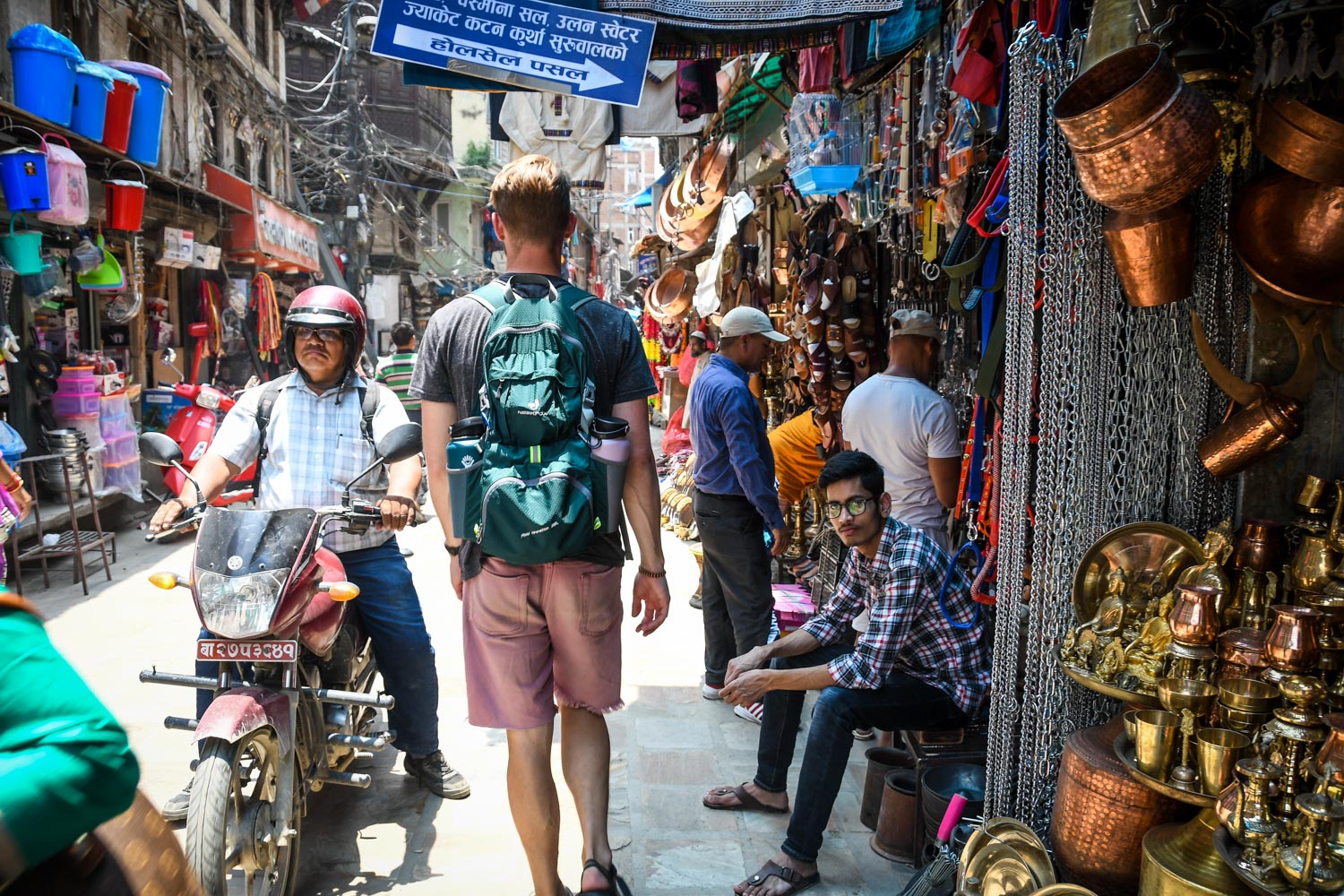 在尼泊尔必做的事情购物市场街