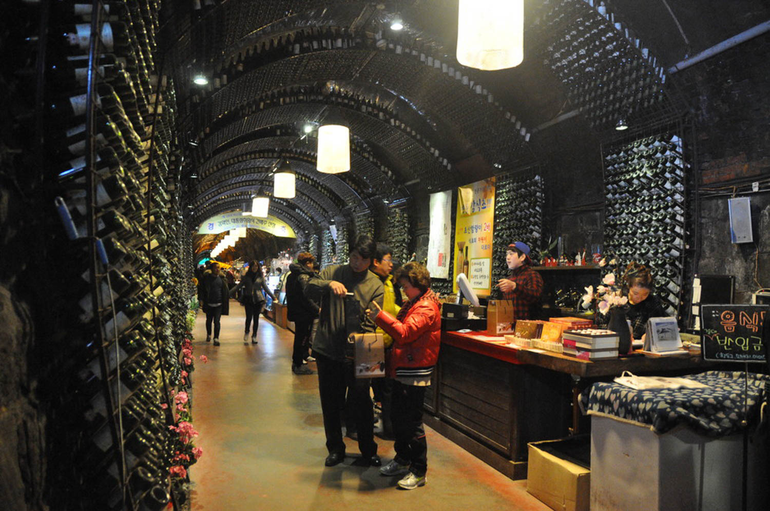 韩国柿子酒隧道