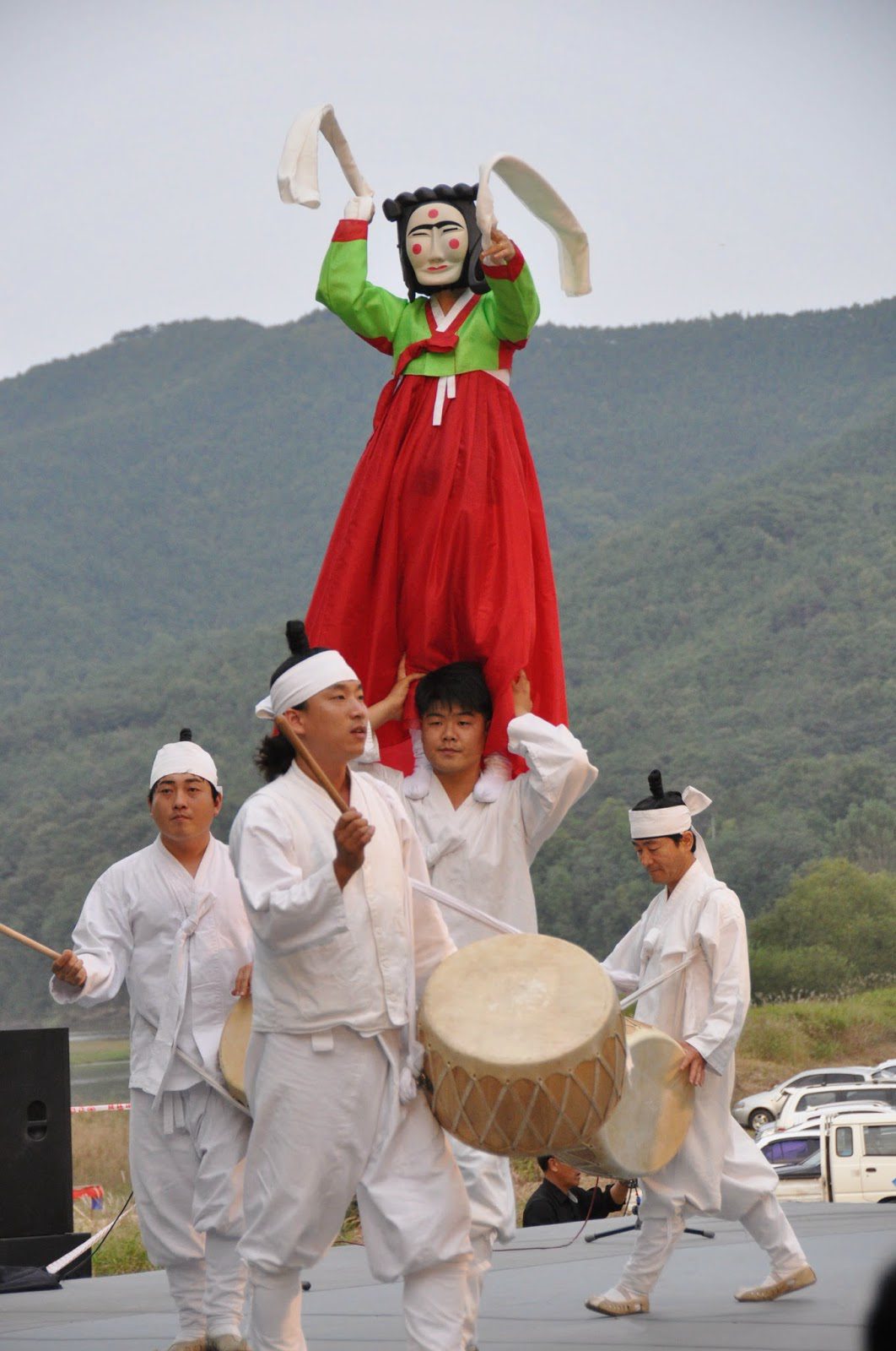 韩国河回民俗村安东面具节