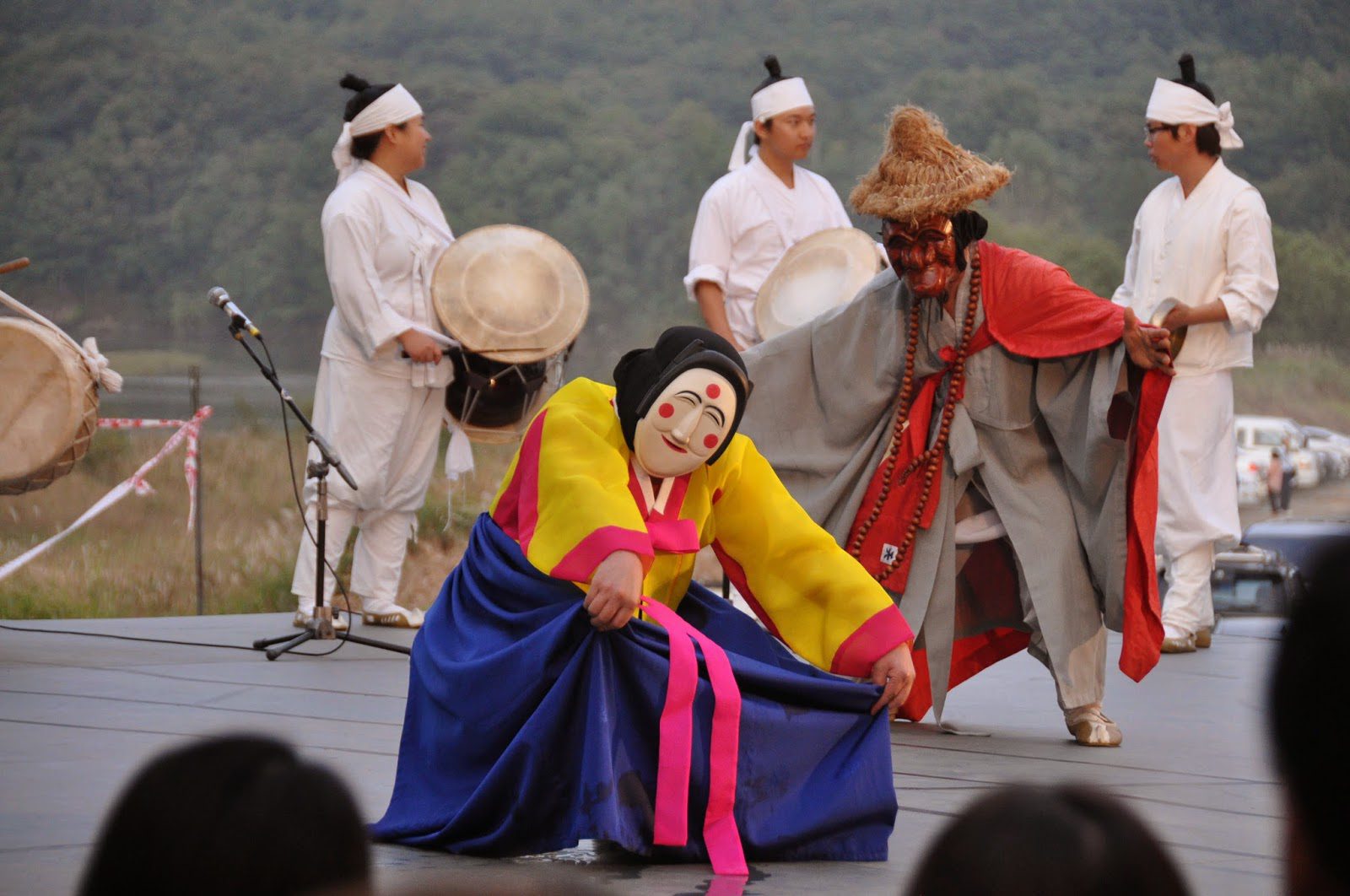 韩国河回民俗村安东面具节