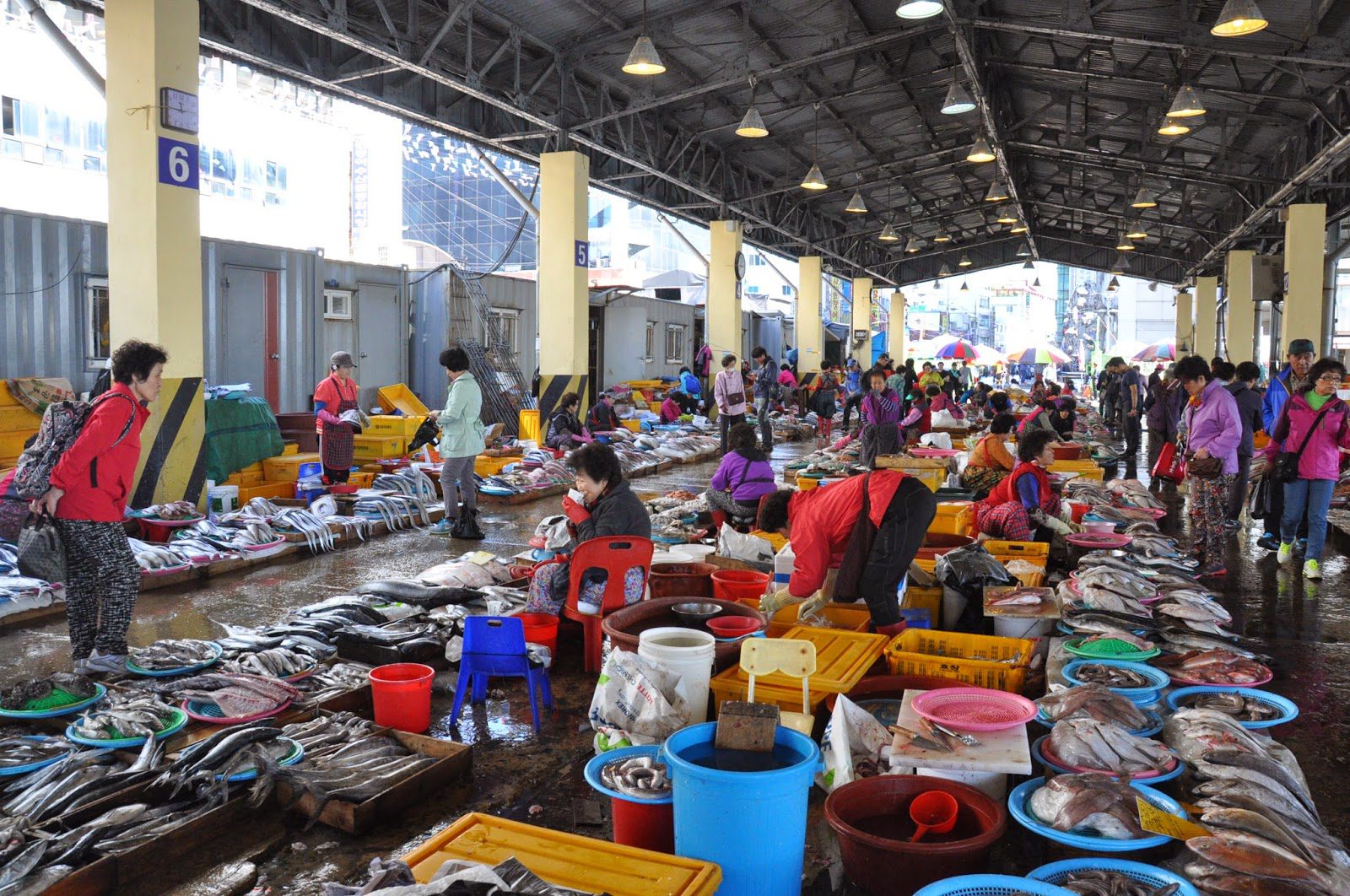 Jagalchi鱼市场