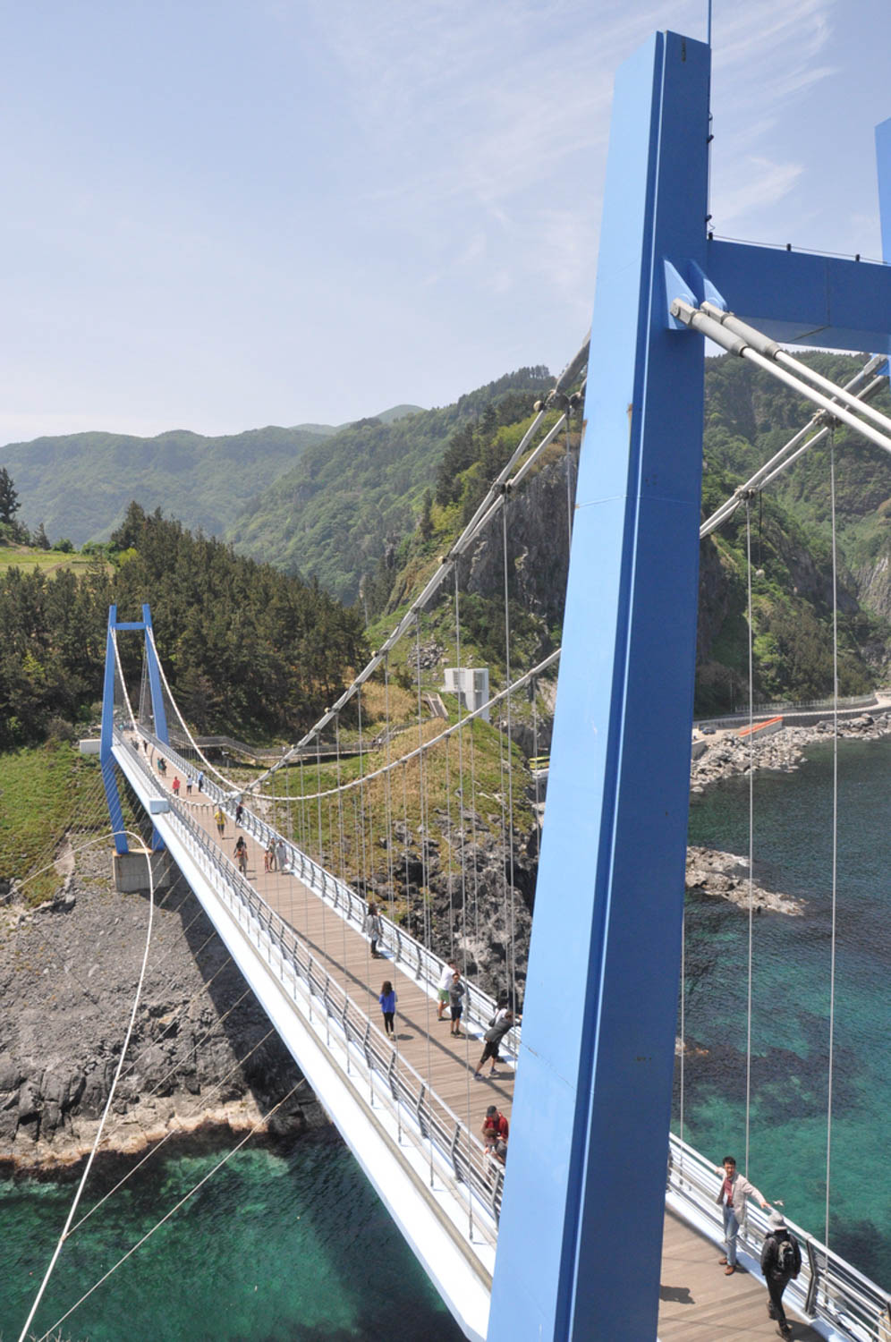 韩国郁陵岛연도교Yeon doh kyo Blue Bridge