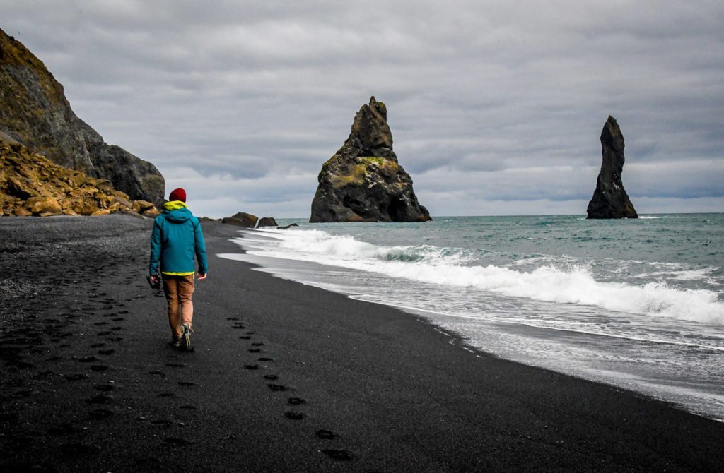 Black Sand Beach in Iceland