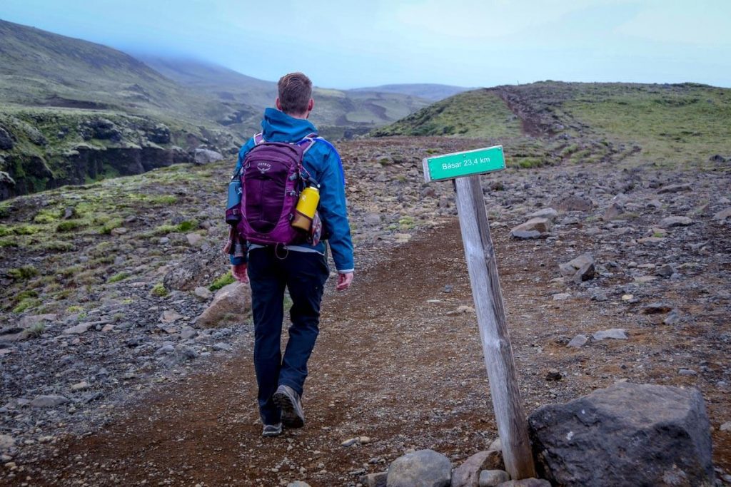 Fimmvörðuháls徒步冰岛