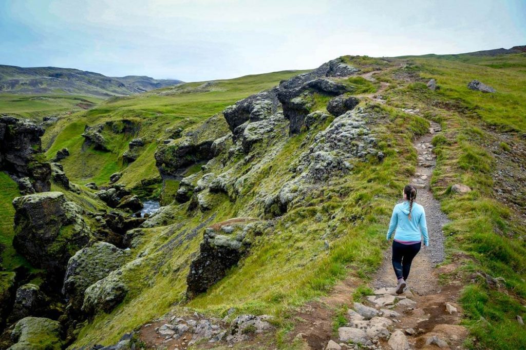 Fimmvörðuháls冰岛徒步旅行