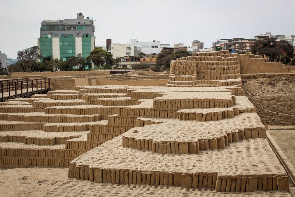 Huaca Pucllana废墟秘鲁利马