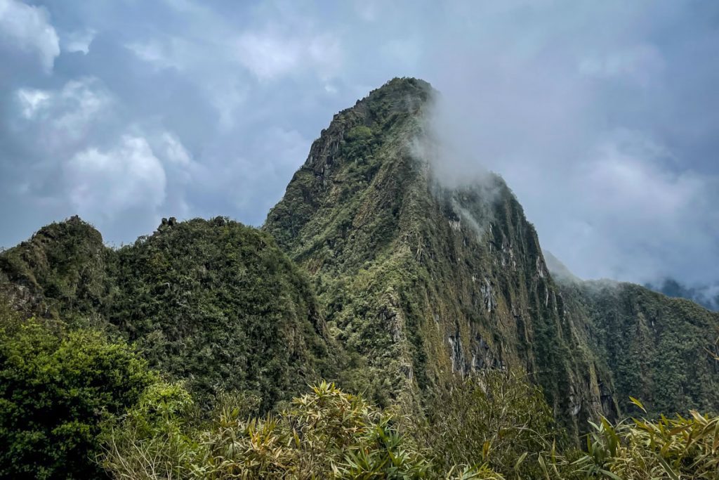 秘鲁的Huayna Picchu山