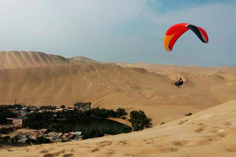 秘鲁Huacachina滑翔伞(秘鲁廉价游)