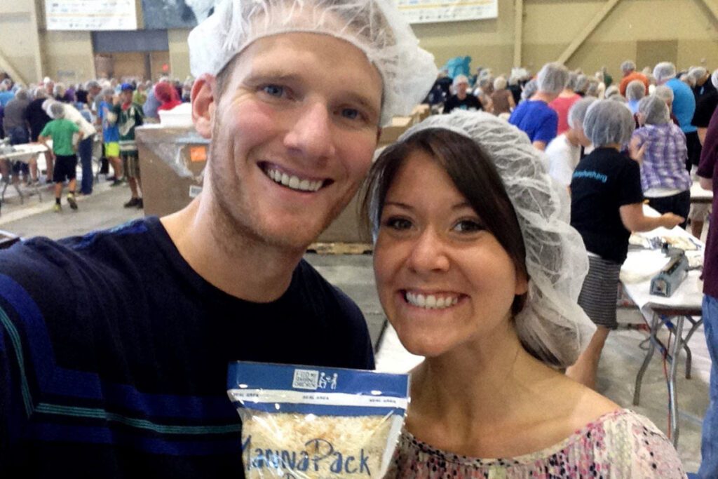 Feed my Starving Children volunteer