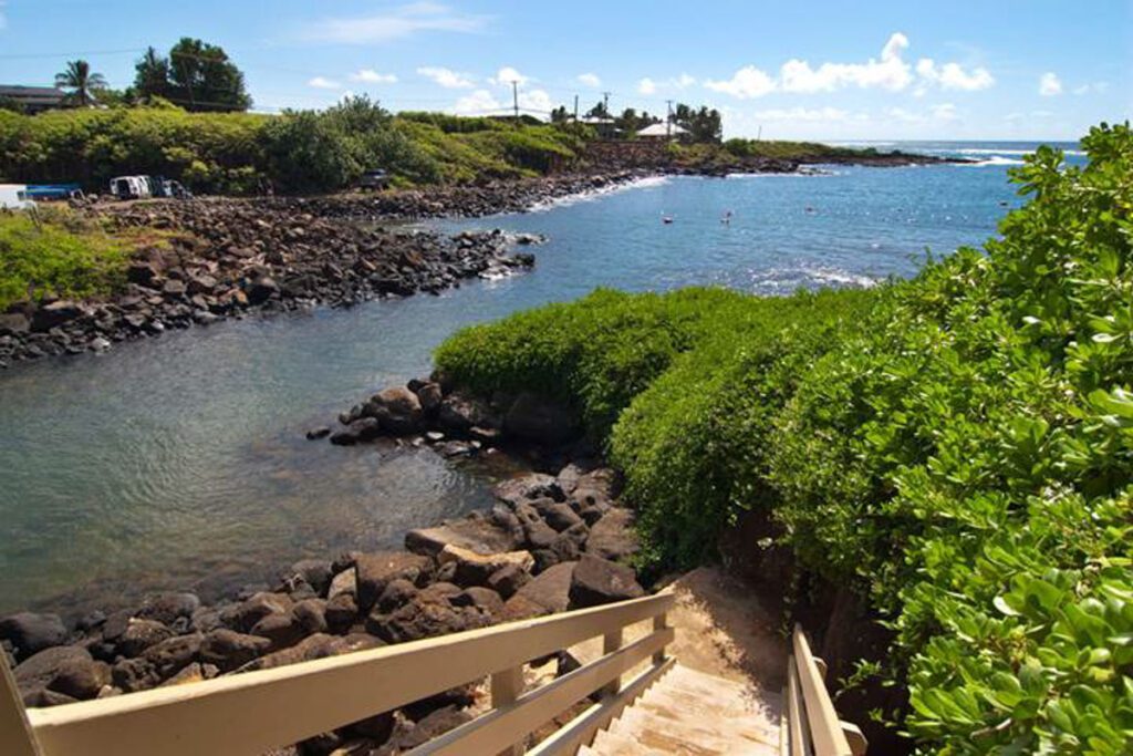 考艾岛捕鲸者登陆-海湾-海滩通道(Kauai.com)