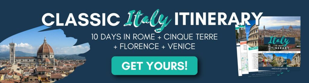 Classic Italy Itinerary banner