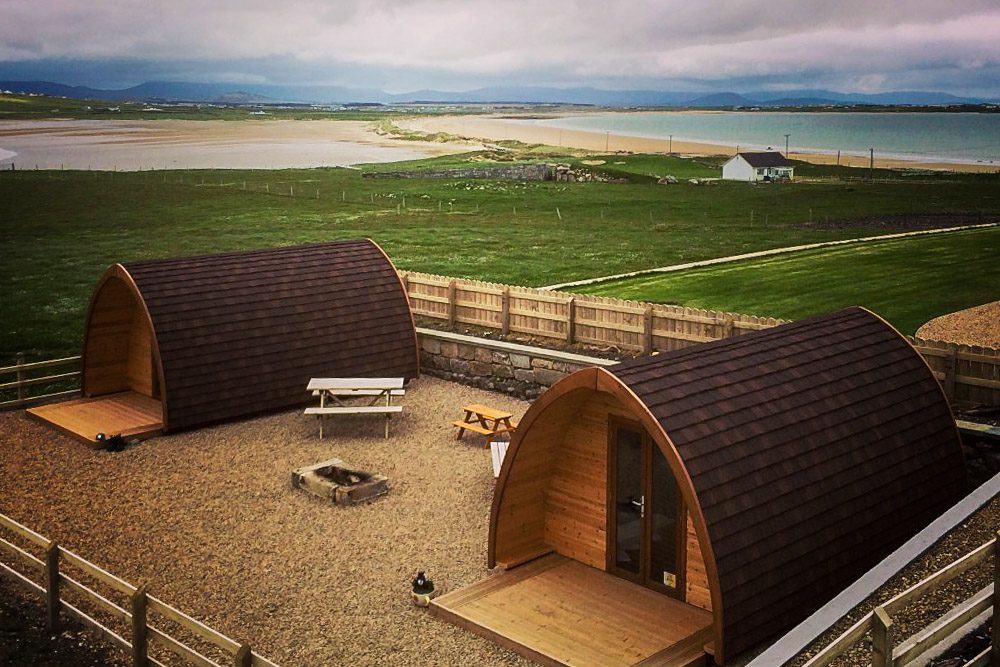 Belmullet Coast Guard Station glamping Ireland